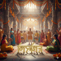 Radhe Radhe- Tilak Stamp-Silver Metal-Forehead Tika Tool for Men/Women Deity Ornament .( Pack of 5 )