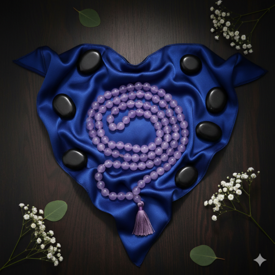 Novelika-Cosmic Jap Mala Light Purple Color (NA1057)