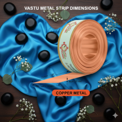 NOVELIKA-Copper Strip for Vastu Remedy (Set of 1)