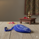 NOVELIKA-Blue Cotton Chanting Bag /Japa Bag/Beads Bag With Sakshi Mala (Pack of 1)