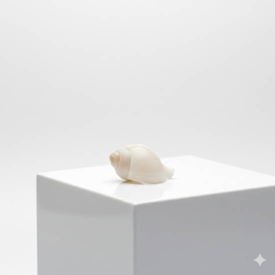NOVELIKA- White Blowing Shank/Puja Shankh Or Conch Shell, 3.5/4 Inches (Pack of 1)