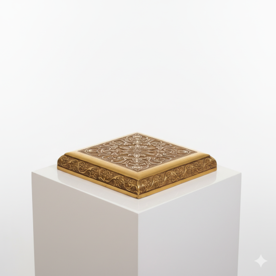 Novelika- Traditional Brass Pooja Chowki  peetham or bajot(NA643)