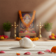 NOVELIKA- Sacred White Blowing Shank For Pooja -Divine Sound & Spiritual Purity (Pack of 1)