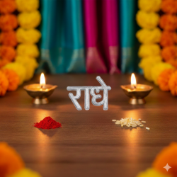 Radhe Tilak Stamp-Silver Metal-Forehead Tika Tool for Men/Women Deity Ornament .( Pack of 5 )