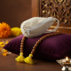 NOVELIKA-Off-White Chanting Bag/Gomukhi Japa Mala Bag/Beads Bag With Sakshi Mala Counter(Pack of 1)