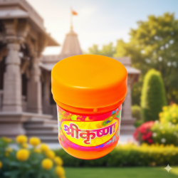 100 % Pure & Natural Ashtagandha Chandan Tika  (Orange Colour ) - 40 Gram Pack