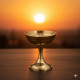 Novelika - Brass Akhand Diya For Puja And Gifting (NA604)