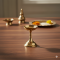 NOVELIKA - Golden Brass Diya With Stand | Traditional Pradip For Puja & Pooja Oil Lamp | Elegant Golden Finish | 3.5 Inches 