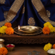 NOVELIKA - Handmade Pital  Pure Brass Diya For Daily Usage Less (Pack of 1 ) 4Inches.