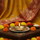 NOVELIKA - Handmade Pital  Pure Brass Diya For Daily Usage Less (Pack of 1 ) 4Inches.