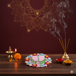 Novelika Ladoo Gopal Poshak God Dress Bhagwaan Ki Poshaak Laddu Gopal Idols Set of 5  (LGD012)