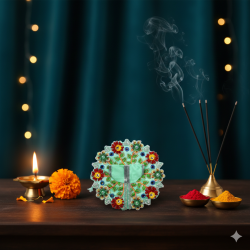 Novelika Ladoo Gopal Poshak God Dress Bhagwaan Ki Poshaak Laddu Gopal Idols Set of 5  (LGD011)