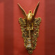 Novelika - Brass Parrot Wall Hanging with Bell (NA668)