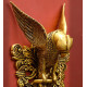 Novelika - Brass Parrot Wall Hanging with Bell (NA668)