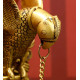 Novelika - Brass Parrot Wall Hanging with Bell (NA668)