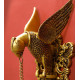 Novelika - Brass Parrot Wall Hanging with Bell (NA668)