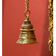 Novelika - Brass Parrot Wall Hanging with Bell (NA668)
