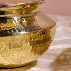 Novelika-Brass Sipri Handi Brass Handi or Brass Degchi (NA669)