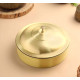 Novelika- Brass Chapati Box or  Roti Dabba(NA672)