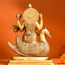 Novelika- Brass Saraswati Idol (NA673)