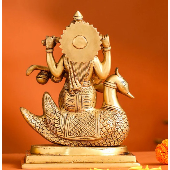 Novelika- Brass Saraswati Idol (NA673)