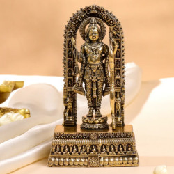Novelika-Ram Lalla Idol Beautifully Crafted for Religious Devotion(NA674)