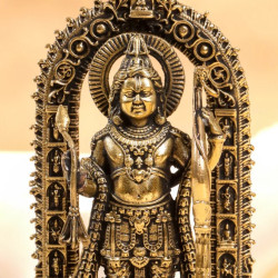 Novelika-Ram Lalla Idol Beautifully Crafted for Religious Devotion(NA674)