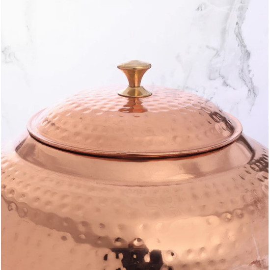 Novelika-  Copper Hammered Water Dispenser (NA679)