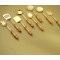 Novelika -  Brass Kitchen Utensils with Wooden Handles(NA687)