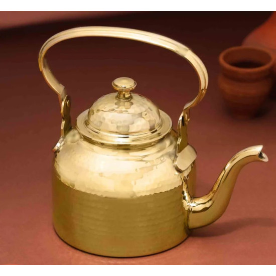 NOVELIKA- Traditional Brass Tea Kettle/Pot(NA689) NOVELIKA- Traditional Brass Tea Kettle/Pot(NA689)