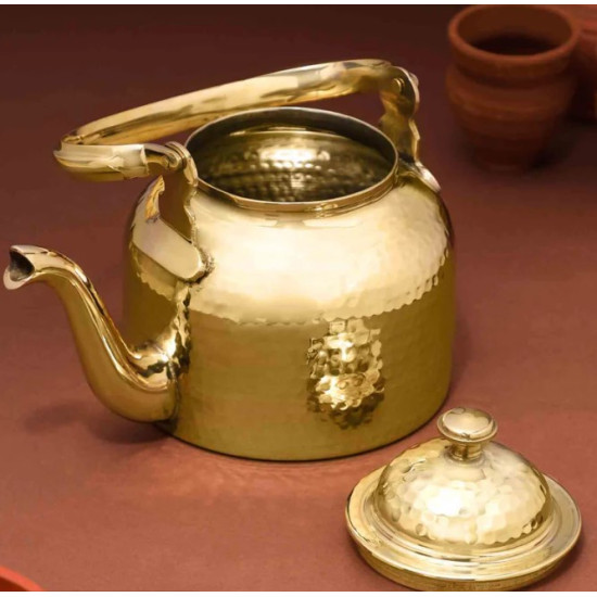 NOVELIKA- Traditional Brass Tea Kettle/Pot(NA689) NOVELIKA- Traditional Brass Tea Kettle/Pot(NA689)