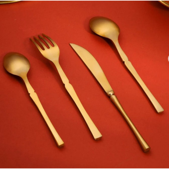 NOVELIKA- Traditional  Brass Cutlery Set (NA690)