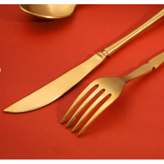 NOVELIKA- Traditional  Brass Cutlery Set (NA690)