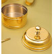 NOVELIKA-  Traditional Brass Tiffin Box or Dabba(NA692)