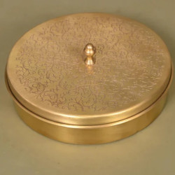 NOVELIKA- Brass Masala Daani / Spice Box (NA693)