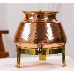 NOVELIKA-  Copper Water Dispenser  Pot or Matka(NA694)