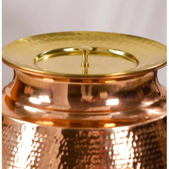 NOVELIKA-  Copper Water Dispenser  Pot or Matka(NA694)