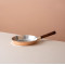 NOVELIKA - Traditional Copper Fry Pan with Tin Coating and Insulated Handle(NA701)