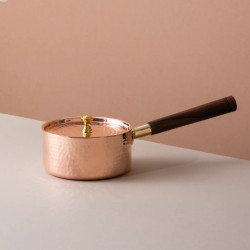 NOVELIKA-   Traditional Copper Sauce Pan with Tin Coating(NA702)