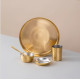NOVELIKA- Pure Brass Dinner Set with Tin Coating  6-Piece (NA703)