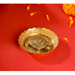NOVELIKA- Brass Tortoise with Plate Set(NA714)