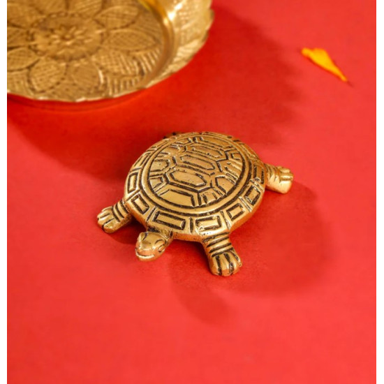 NOVELIKA- Brass Tortoise with Plate Set(NA714)