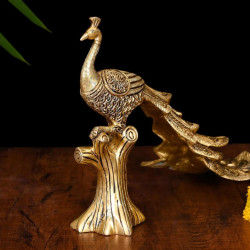 NOVELIKA-  Brass Peacock Figurine(715)