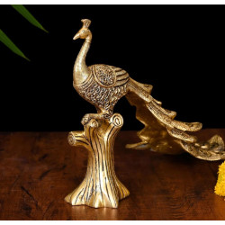 NOVELIKA- Brass Peacock Figurine(715) NOVELIKA- Brass Peacock Figurine(715)