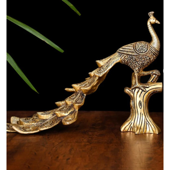 NOVELIKA-  Brass Peacock Figurine(715)