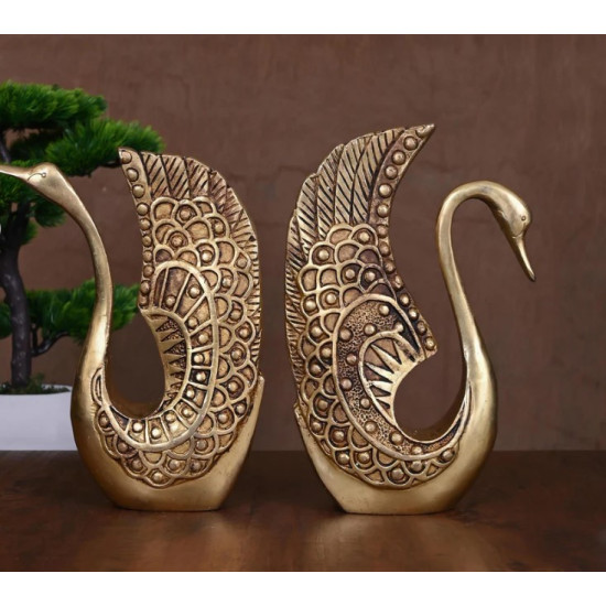 NOVELIKA- Decorative Brass Swan Statues(NA716) NOVELIKA- Decorative Brass Swan Statues(NA716)