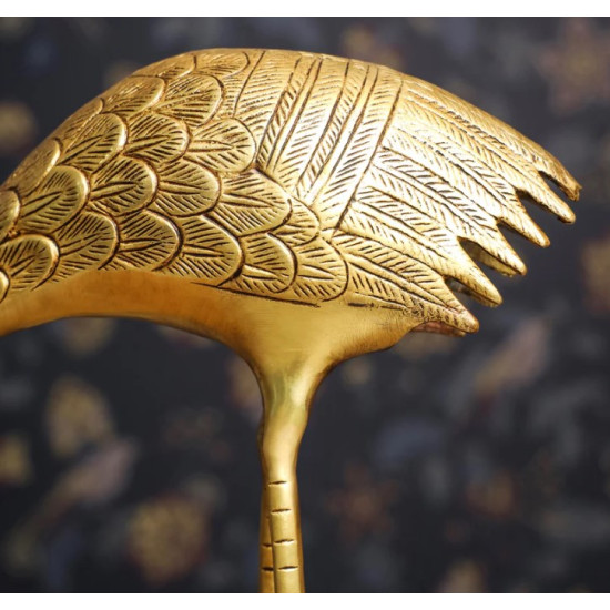 NOVELIKA -  Brass Decorative Sarus Crane Set(NA717)