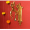 NOVELIKA- Brass Peacock Wall Mount Bracket with Bells(NA721)
