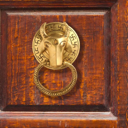 NOVELIKA-  Brass Door Knocker Featuring The Face of Nandi(725)