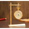 NOVELIKA -  Vintage Brass Hanging Table Clock with Stand(NA728)